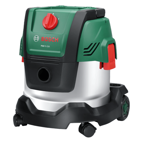 Universell dammsugare BOSCH - PAS 15-220PRS - 1300W - 65 l/s - Behållare 15L - 220 mbar