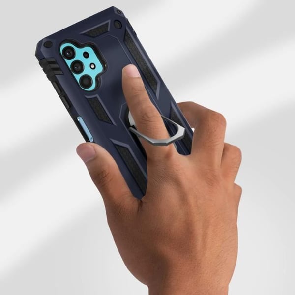 Coque - AVIZAR - Samsung Galaxy A32 5G - Stötbeständig - Bi-material - Videostöd