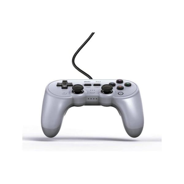 USB-styrd handkontroll - 8Bitdo - Pro 2 - Multi-plattform - Grey Edition - 2 bakre knappar