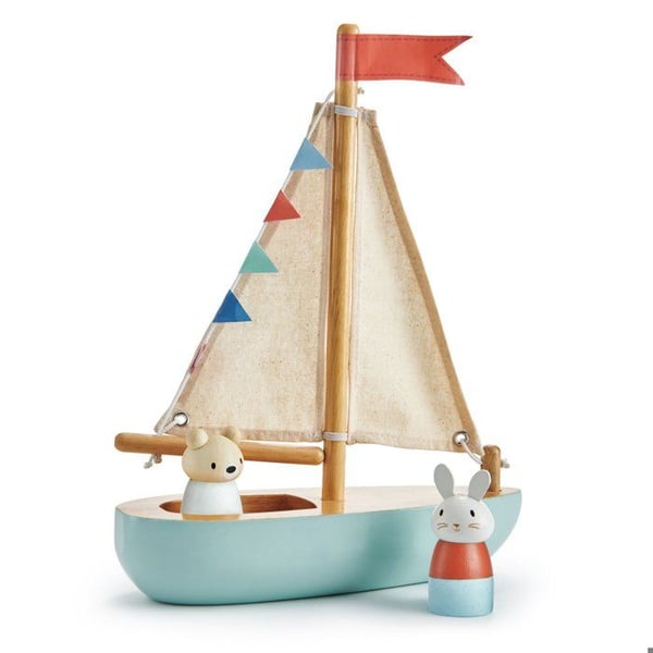 Tender Leaf Toys - Segelbåt - DAM