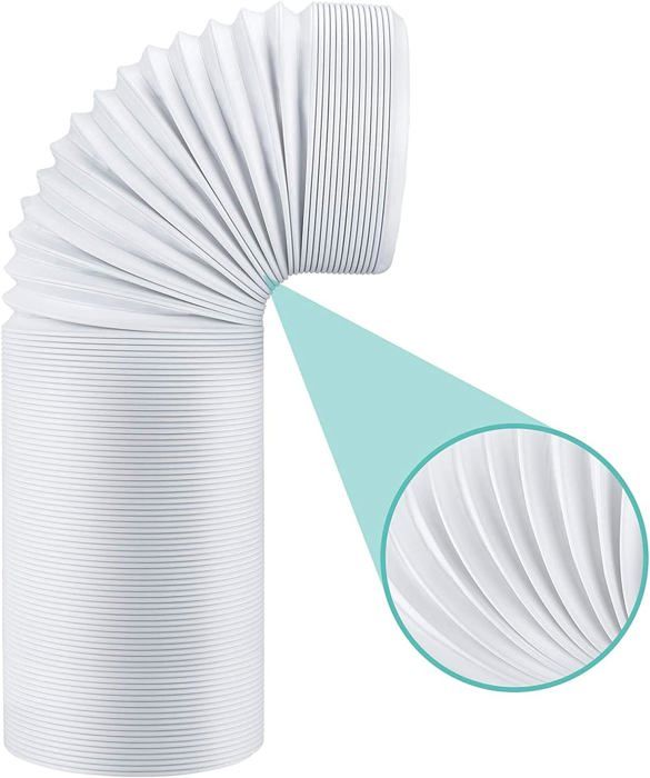 Avloppsrör - AGPTEK - 15CM - Flexibel i PP - Uttdragbar 28-150CM - Motsatt gänga