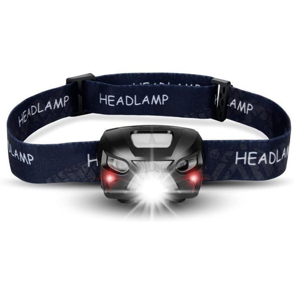 LED Pannlampa - Uppladdningsbar USB - 3 Läge - Vattentålig - Rörelsesensor