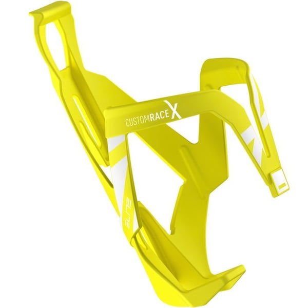 Drikkeflaskeholder til cykel - ELITE - Elite Custom Race X - Fluorescerende gul - 28,5 g - Unisex
