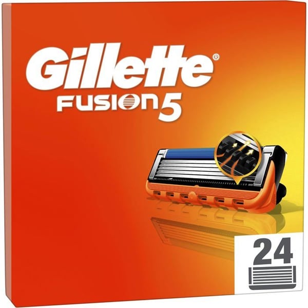 Rakblad - Gillette Fusion5 - 24-pack - 5 Anti-friktionblad - Precisionstrimmer