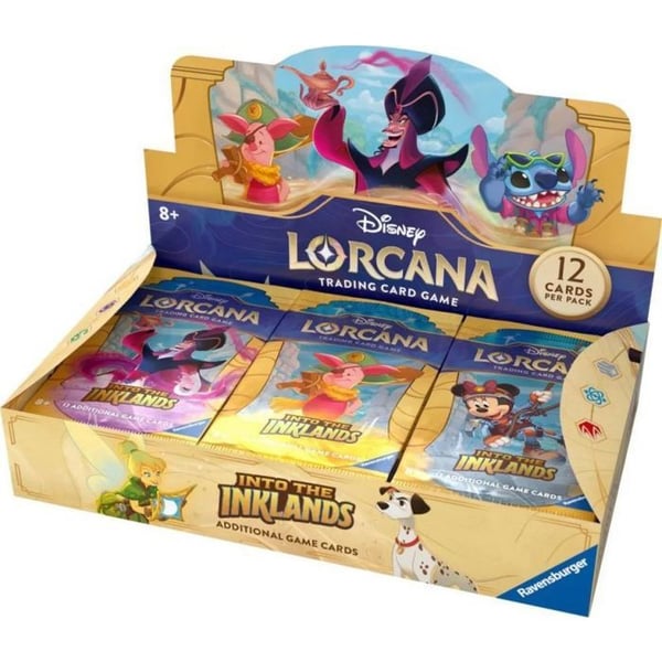 Ravensburger Disney Lorcana kortspel BOX Into the Inklands, 24 booster kort