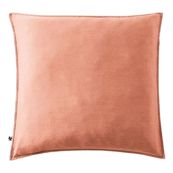 Kuddfodral "Lysandre" alla storlekar "Lyocel" Fjärilseffekten - Lysandre Terracotta - Kuddfodral 80 x 80 cm