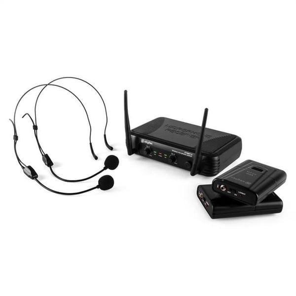 Skytec STWM712H set mikro VHF trådlös 2 hörlurar