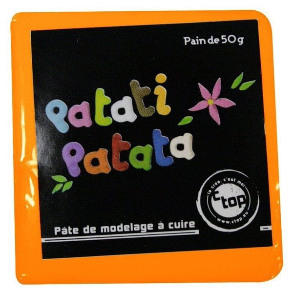 MégaCréa DIY - Modellera Patati Patata Orange fluo 50 g