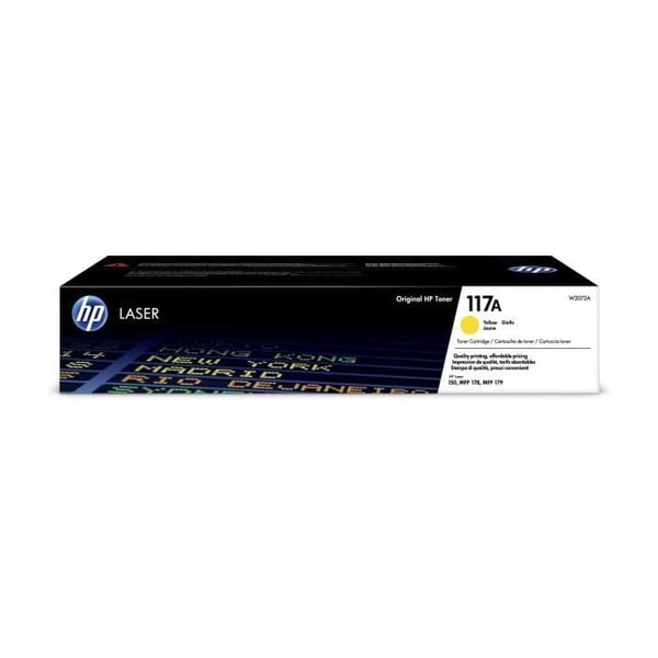 HP 117A W2072A gul tonerkassett för Laser 150 och Laser 178/179 multifunktionsskrivare