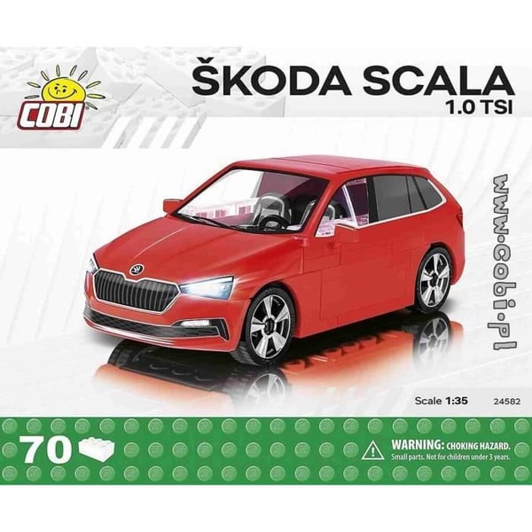Byggsatser - Skoda Scala 1.0 TSI - 70 stycken 1/35 Cobi Byggsatser - Skoda Scala 1.0 TSI - 70 stycken 1/35 Cobi