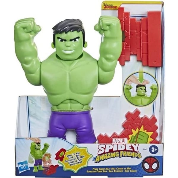 Wall Breaker Hulk Figur från Spidey and His Extraordinary Friends - HASBRO