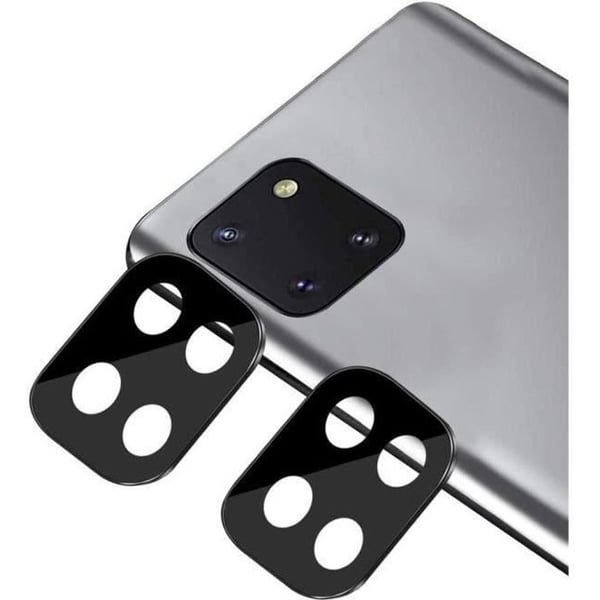 Skyddskamera för Samsung Galaxy NOTE 10 LITE [Paket med 2] Glaslins Bakre Kamera Skyddfilm Phonillico®