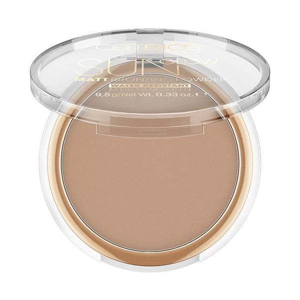 Puder Bronzande - Catrice - Sun Glow 030 Medium Bronze - 9,5 g - Vattentålig - Vegan