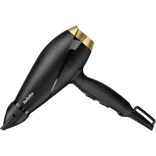 BABYLISS 6704E Power Pro 2000W hårtork - 2 temperaturer/2 hastigheter - Svart