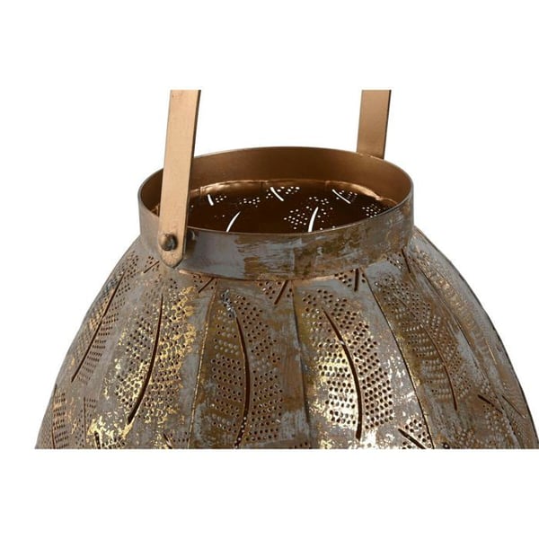 Mängd metall-ljusstakar - Home ESPRIT - Guld - 25x25x28 cm - Inredning