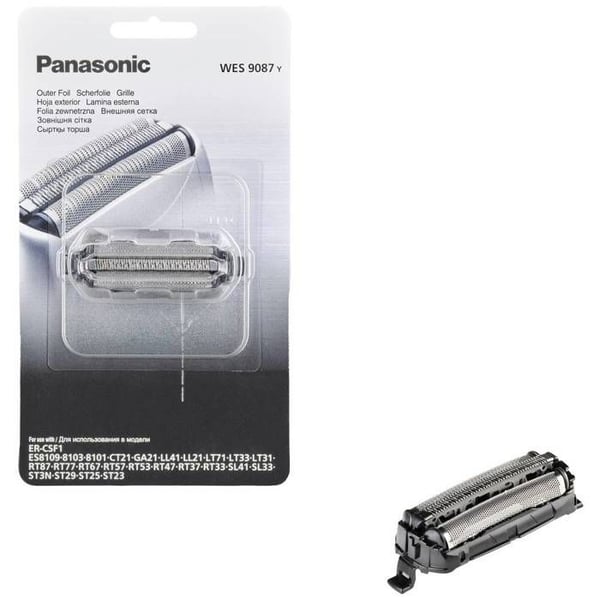 Panasonic WES9087Y1361 Grille Ersättning Rakhyvlar ES-LL41/21, ES-GA21, ES-LT71/31, ES-RT87/67/47/37/53/33, ES-SL41, ES-ST37/25