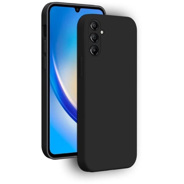 Telefonfodral - BIGBEN CONNECTED - Samsung G A54 5G - Silikon - Svart - Matchande handledsrem