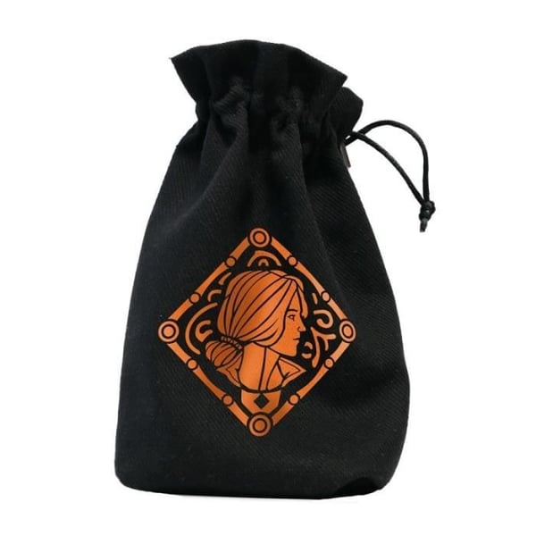 Tärningspåse - Q-workshop The Witcher - Triss - Orange, Svart - 95mm x 135mm