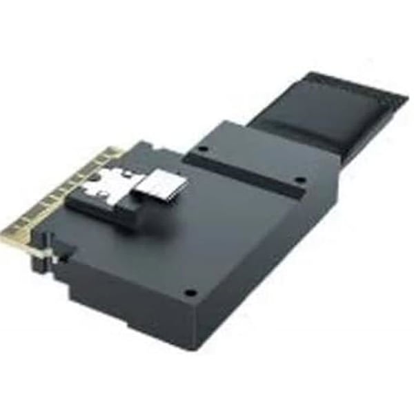 Ohutkaapeli - SUPERMICRO - CBL-SAST-1276F-100 - 1 m - Slimline x8 (LE) 2x Slimline x4 (STR) - Musta