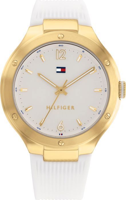 Klocka - Tommy Hilfiger - 1782473 - Vit silikon - 38 mm - Vattentålig 5 bar
