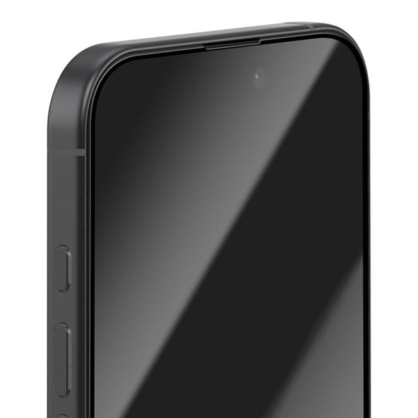 Säkerhetsglas för iPhone 17 Stötsäkert Ultra Hållbart Taktiskt Svart Transparent