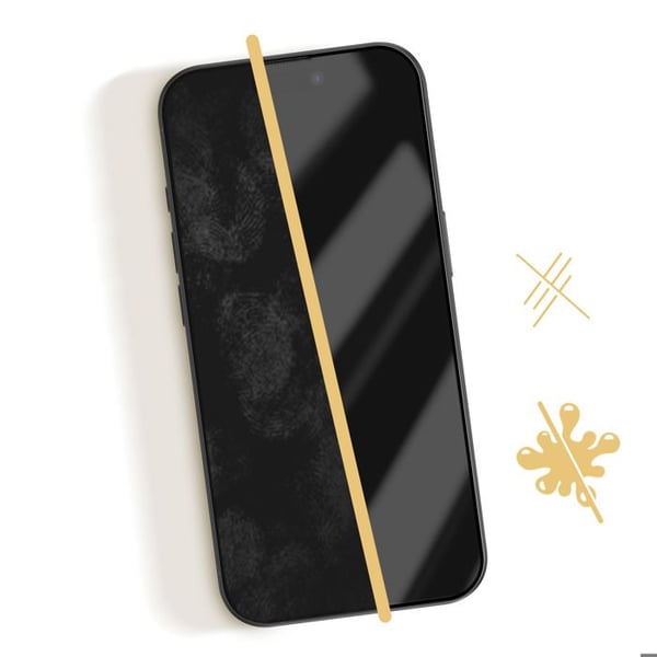 Säkerhetsglas för iPhone 17 Stötsäkert Ultra Hållbart Taktiskt Svart Transparent