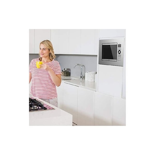 Cecotec Inbyggd Mikrovågsugn Digital GrandHeat 2090 i Stål. 800 W Effekt på 5 nivåer, 20 L kapacitet.