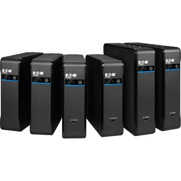 Ondulator - EATON - 3P Ellipse 3P1300UI - Til professionel PC eller kasseapparat - Lynbeskyttelse - 1300VA - 840W