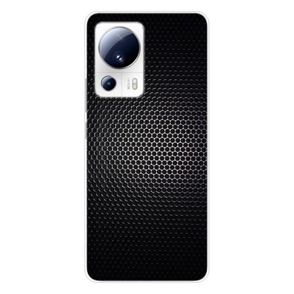 Tryckt silikonfodral som är kompatibelt med Xiaomi 13 Lite Dark Metal
