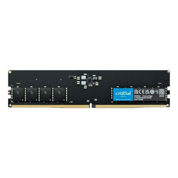 Minne-modul RAM - Crucial - CP16G56C46U5T - DDR5-5600 - 16 GB - UDIMM - Svart