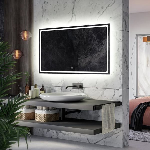 Alasta, LED-spegel med Touch Switch, Houston 120x90 cm