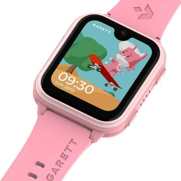 Smartwatch - GARETT - Garett Kids Vibe 4G - Rosa - AMOLED - 4G LTE