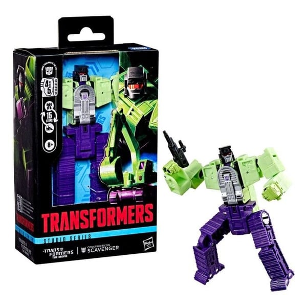 Hasbro - Transformers: Filmen - Figur Studio Series Deluxe Class Constructicon Scavenger 11 cm
