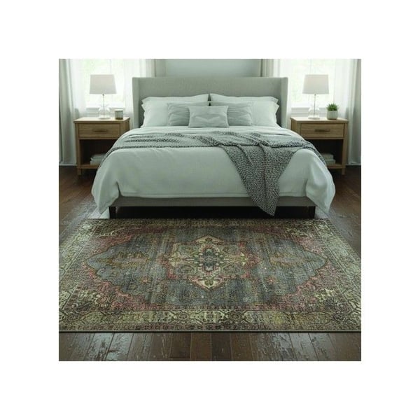 Matta - MELIS HOME - 80x150 cm - Vintage - Chenille & Bomull - Tvättbar halkfri