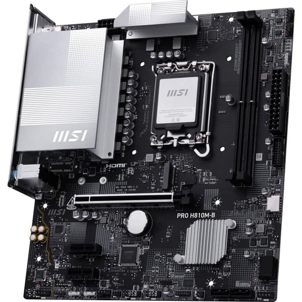 Micro ATX bundkort - MSI - Pro H810M-B - DDR5 - PCIe 5.0 - M.2 Gen4