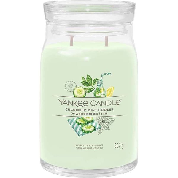 CANDELA GIARA GRANDE SIGNATURE CUCUMBER MINT COOLER YANKEE CANDLE