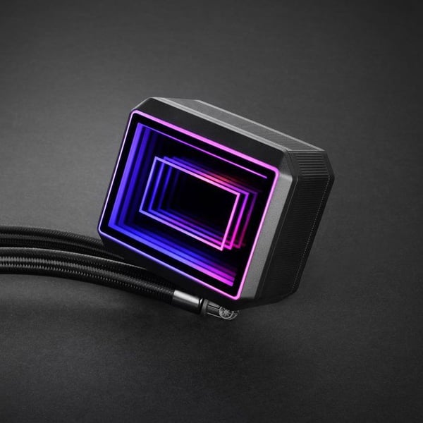 Vätskeavkylning - MARS GAMING - ML-TWO360 - 600W TDP - 3x ARGB-fläktar - Ultra-tyst