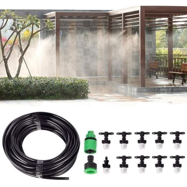 Pulverisator - 10m - Kylsystem - PVC - Svart
