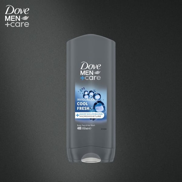 Duschgel - DOVE MEN CARE - Cool Fresh - 2-pack - 800 ml - Garanterad fräschör