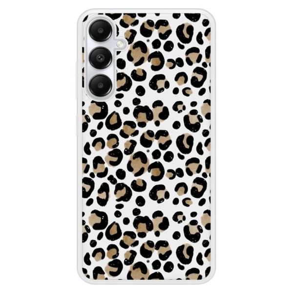 Siliconfodral med förstärkt tryck kompatibelt med Samsung Galaxy A25 Leopard