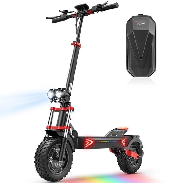 iScooter iX8 Elektrisk Sparkcykel Dual Drive 2400W - 60km/h - 70km Räckvidd - 12" All-Terrain Däck
