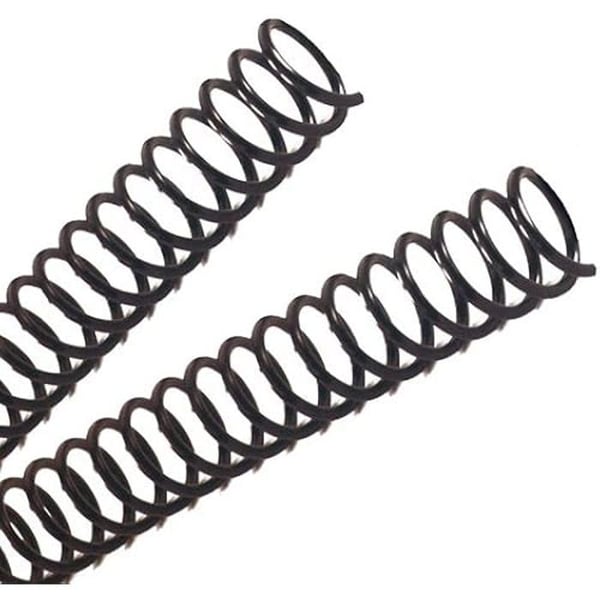 Spiraler för DHP-bindning - Paket om 100 - Svart A4 Metall Ø 12 mm