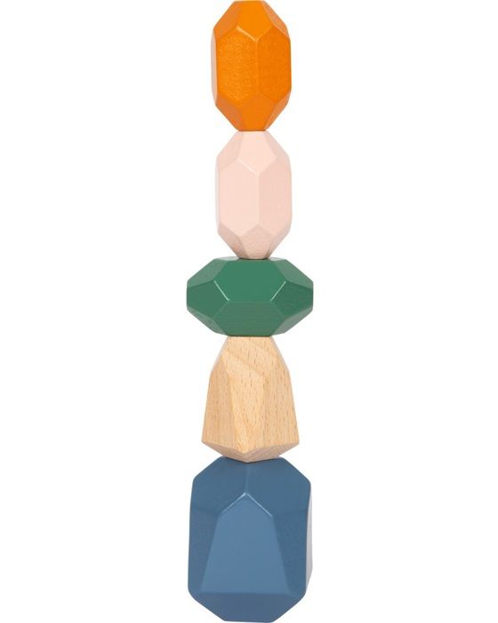 Balansstenar i trä - Montessoriblock