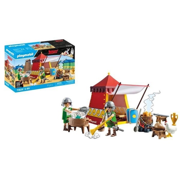 PLAYMOBIL 71829 Tält för legionärer, Asterix, Tecknade figurer, Från 5 år