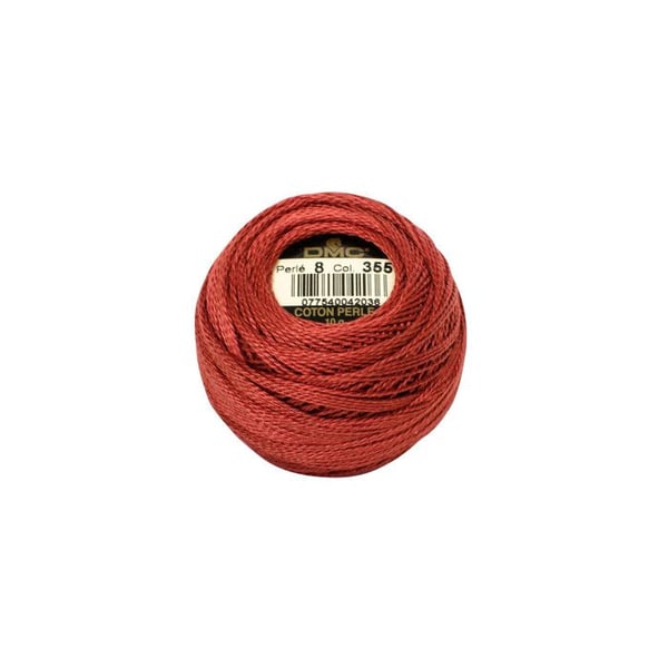Coton perlé DMC art 116, tjocklek 8 - nystan på 80m - Att 355