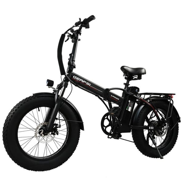 VäLEl cykel BAOLUJIE GPS-DZ2002 För Vuxna, Motor 500 W, Batteri 48 V 12 Ah, Terrängdäck 20 Tum.