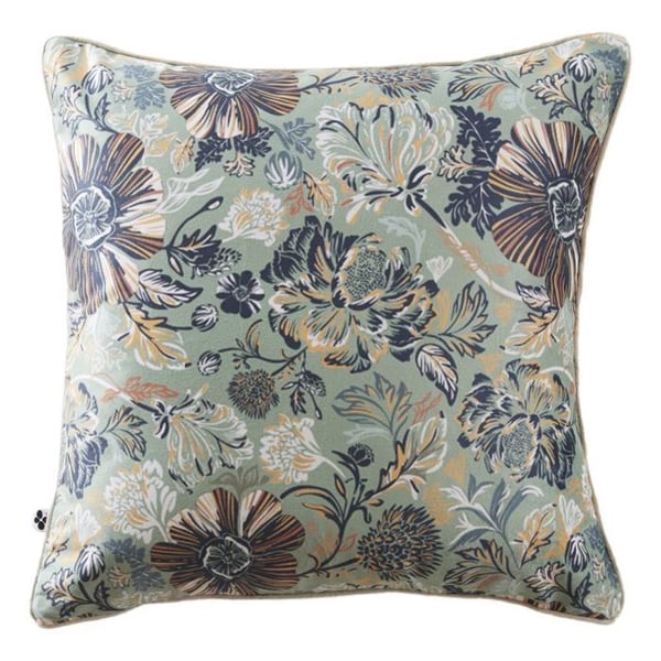 Avtagbar kudde 50 x 50 cm "Isaline" Tryckt sammet l'Effet Papillon