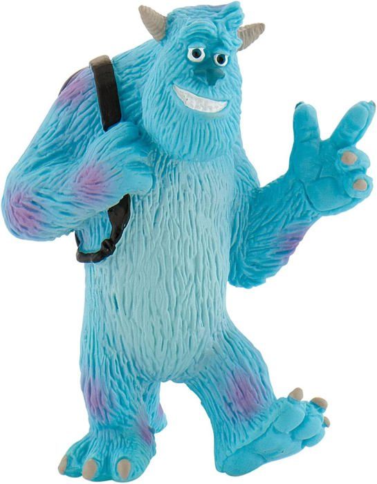 Sulley figurin - BULLYLAND - Disney Monsters and Co - 8 cm - Blå - Miniatyrkaraktärer