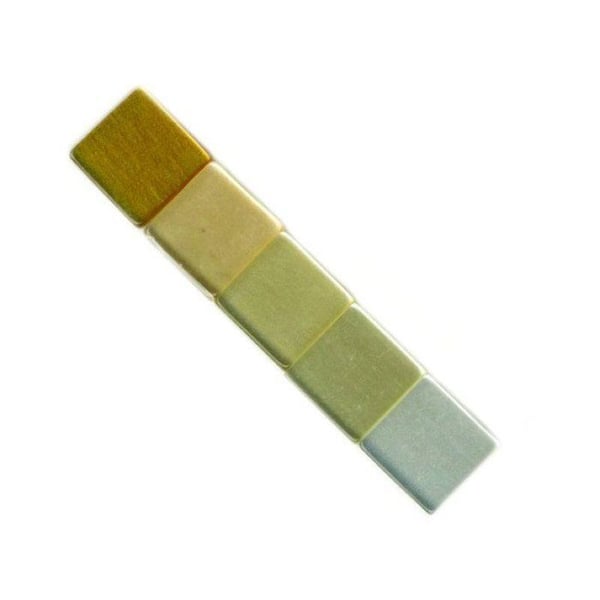 SET MOSAIK GLANSIG GULD GLASYR - 10 MM