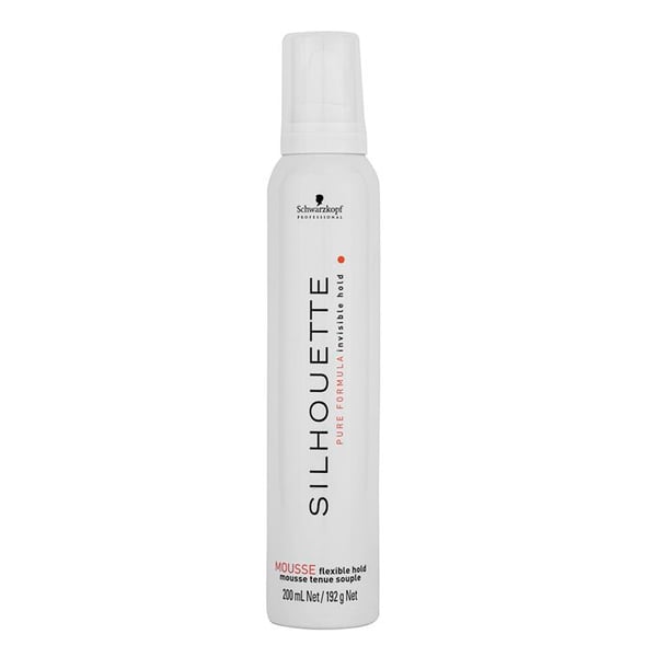 Mousse Flexibel - Schwarzkopf - SILHOUETTE - Elastisk Volym - Hållbart Stöd - Naturligt Utseende
